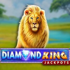 Diamond King Jackpots online game logo by SpinPlay Games on minocasino.org.pl