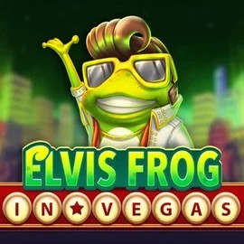 Official Slots logo: Elvis Frog In Vegas by BGAMING at Mino Casino