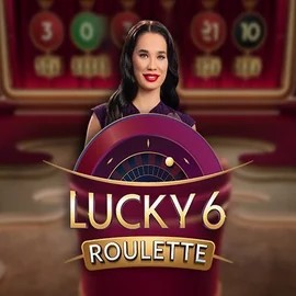 Lucky 6 Roulette online game logo by Pragmatic Play on minocasino.org.pl