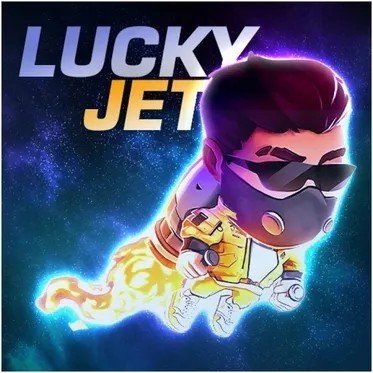 Lucky Jet slot logo by 1win Games at Mino Casino
