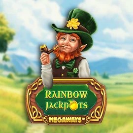 Rainbow Jackpots Megaways by Red Tiger Gaming, showcased at minocasino.org.pl – game logo