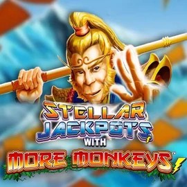 Stellar Jackpots with More Monkeys by Lightning Box Game, showcased at minocasino.org.pl – game logo